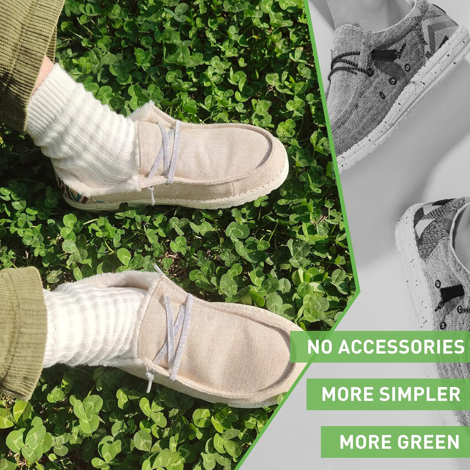 2 Pairs Elastic Flat Shoe Laces for Hey Dude, Flat Shoelaces,Shoe Strings Replac