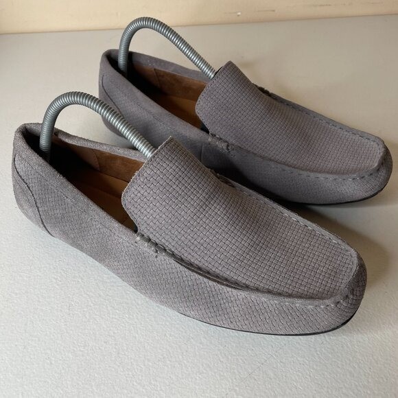 Alfani Kendric Men’s Textured Driving Loafer Shoes Size 10