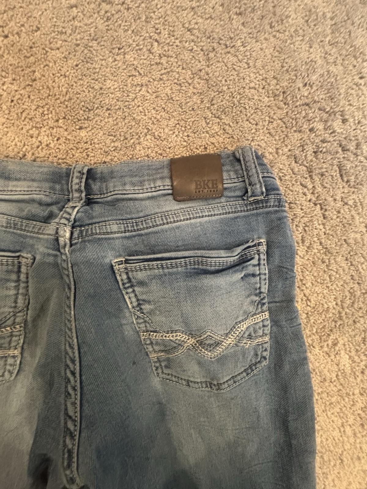 Buckle Boys Jeans 14 Straight Leg BKE Denim Medium Wash