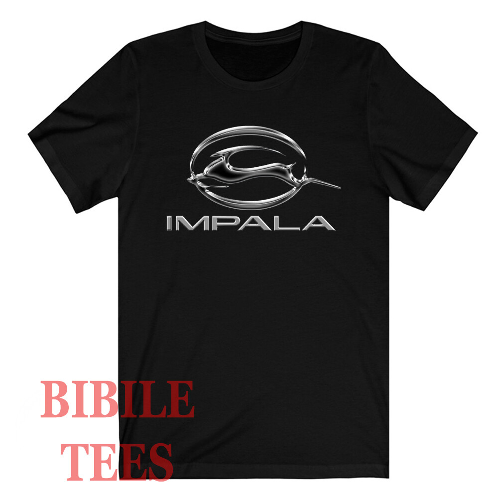 Impala Classic Car Men’s Black T-Shirt Size S to 5XL