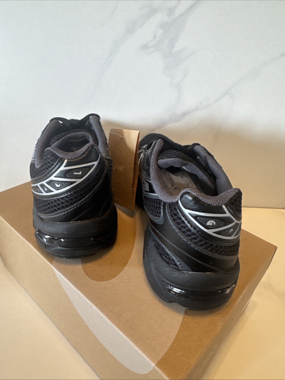ASICS Gel 1130 Mens Size 6 Athletic Shoes Black/Pure Silver Women’s Size 7.5 New