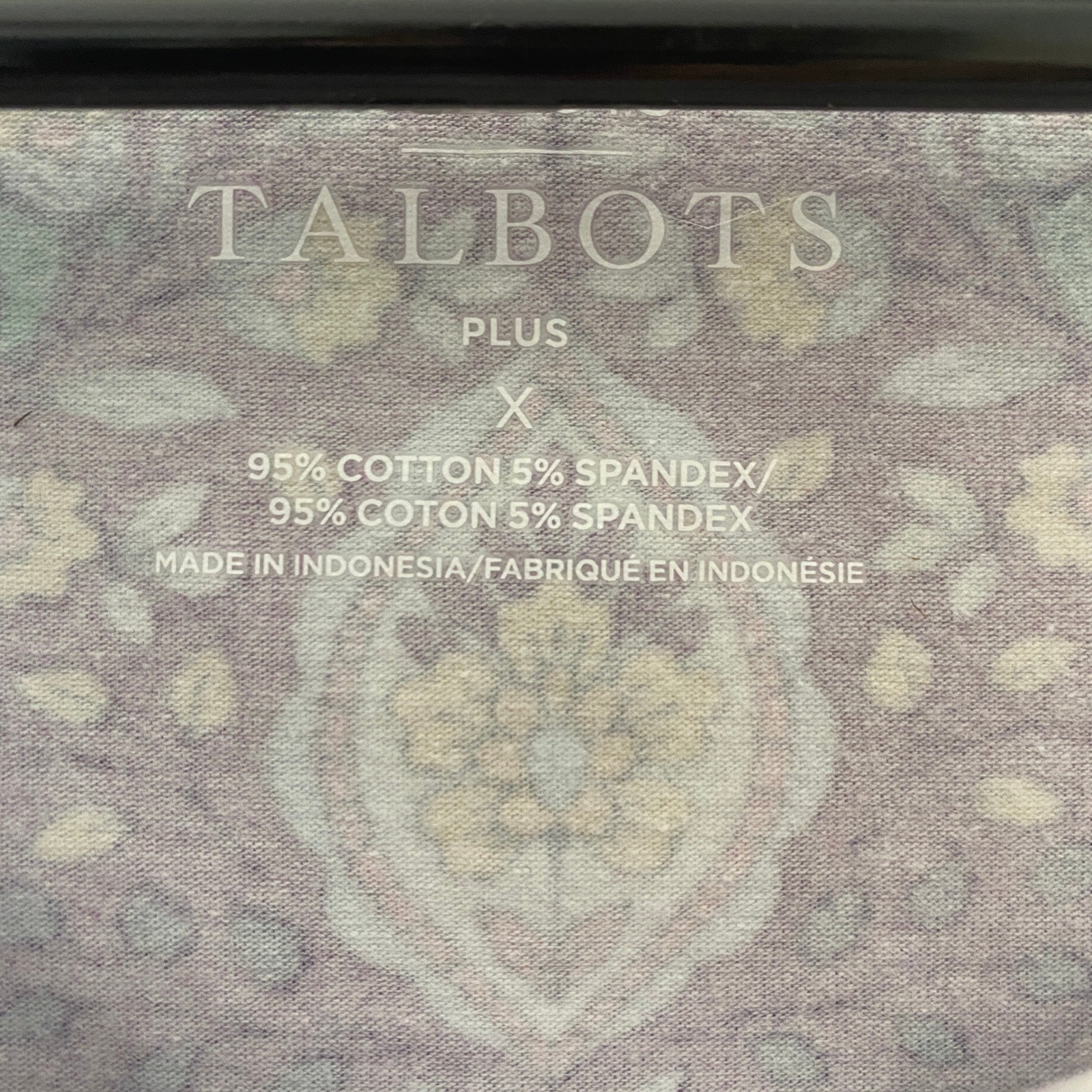 Talbots Women’s Long-Sleeved Top Size X 14 Multicolor Floral