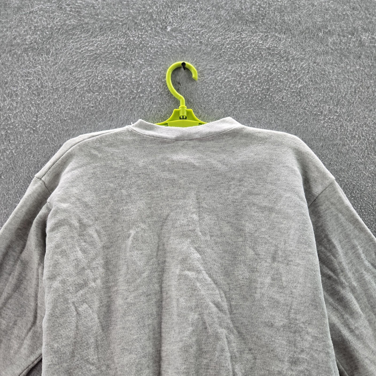 VINTAGE Arkansas Men Sweatshirt L Gray Graphic Print Fleece Natural State READ