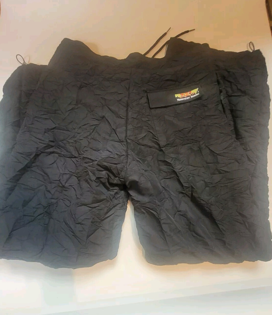 Spencer Badu Parachute Pants Black SBUSS24WTR31 Large Brand New/Free Shipping!!