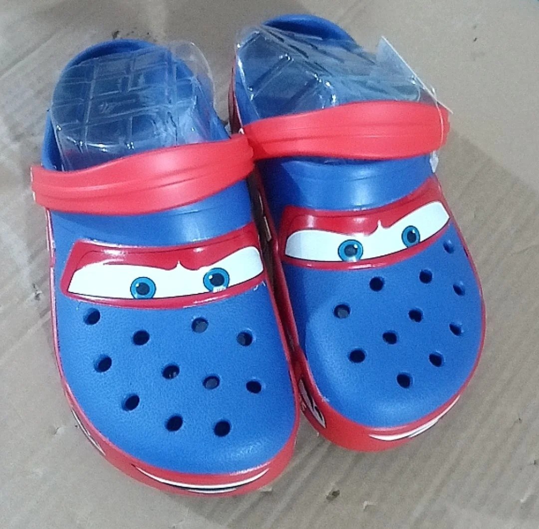 Kid’s LIGHT-UP Lightning McQueen Crocs boys girls Shoe Clog Disney C8-J3 Size **