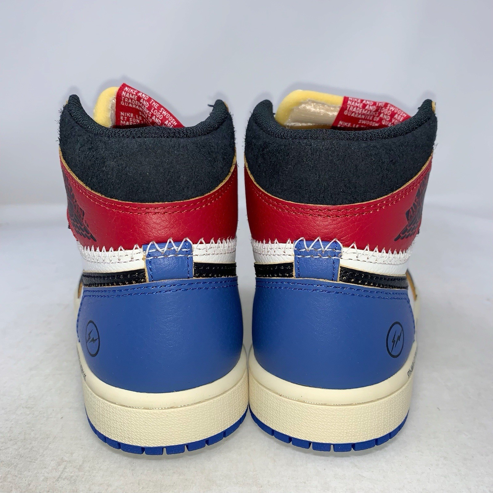 Air Jordan 1 High x Fragment x Union LA Black Sneakers, Size 4 / 5.5W IO7847-002