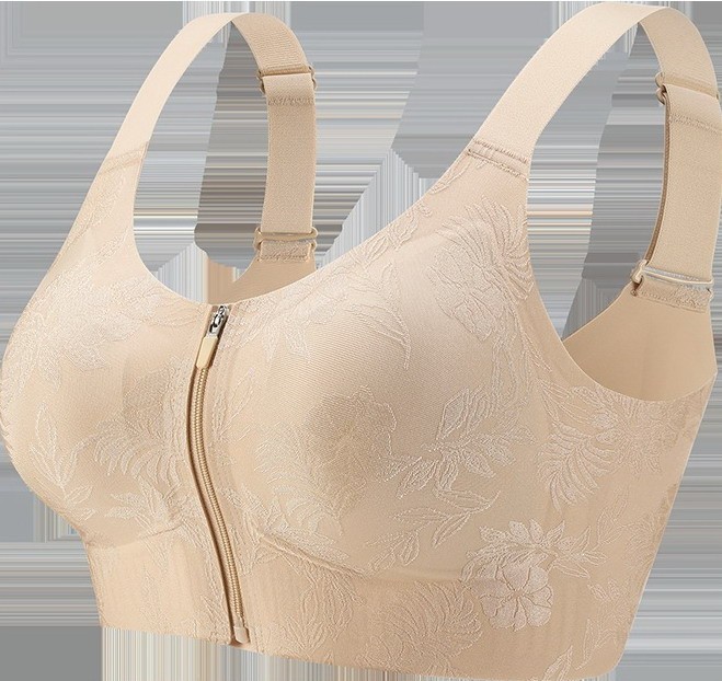 Women Bras Full Coverage Front closure Zipper push up Plus size Underwear F031
