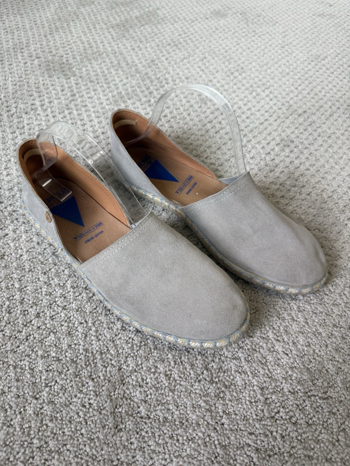 Verbenas EU 42 Carmen Suede Spain Espadrille Slip On Flats Casual Travel Beach