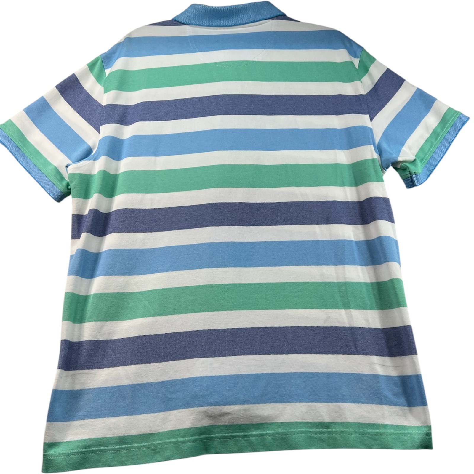 Izod Polo Shirt Mens Size XXL Multicolor Striped Short Sleeve