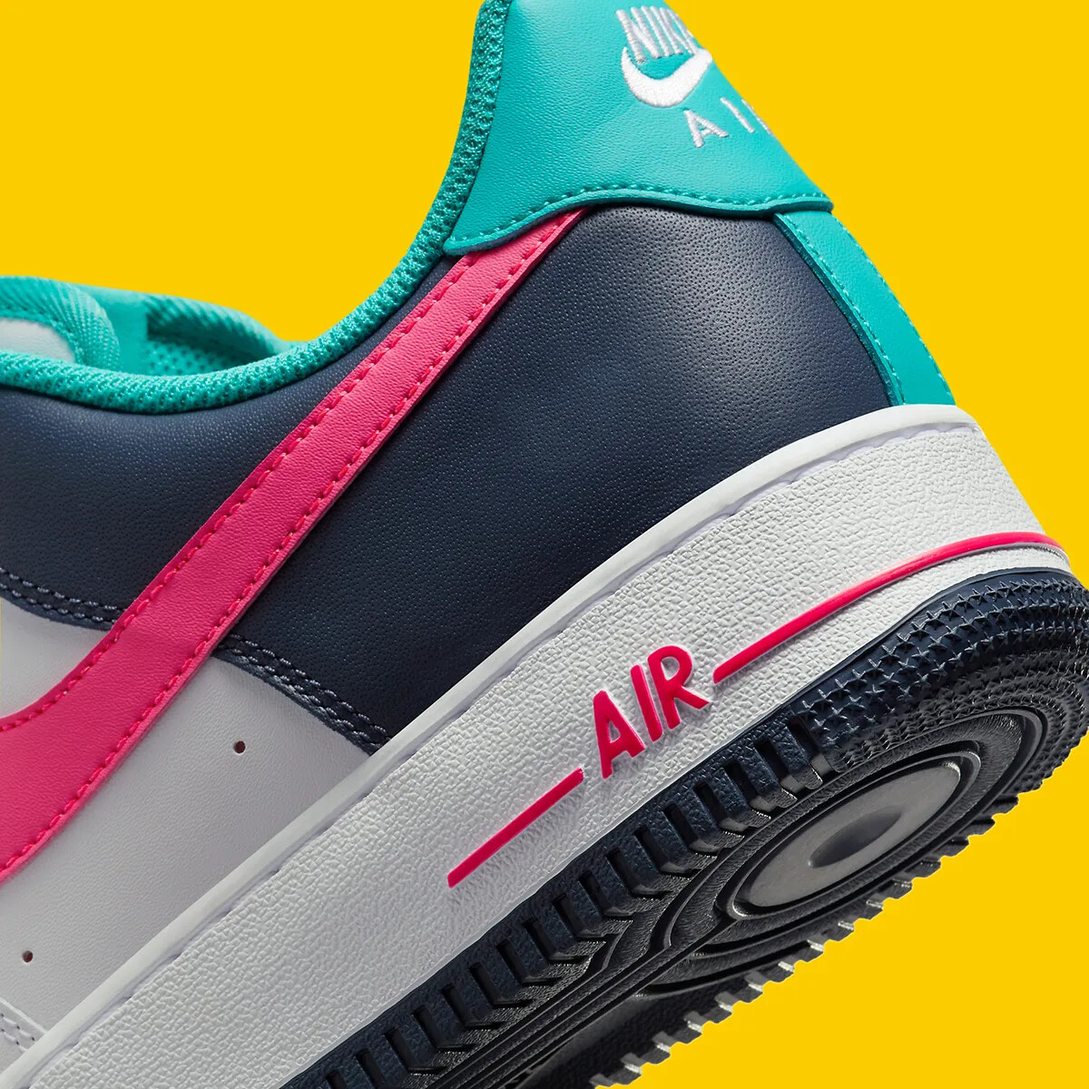 Nike Air Force 1 ’07 “South Beach” White Pink Thunder Blue HF4849-100 Mens Sizes