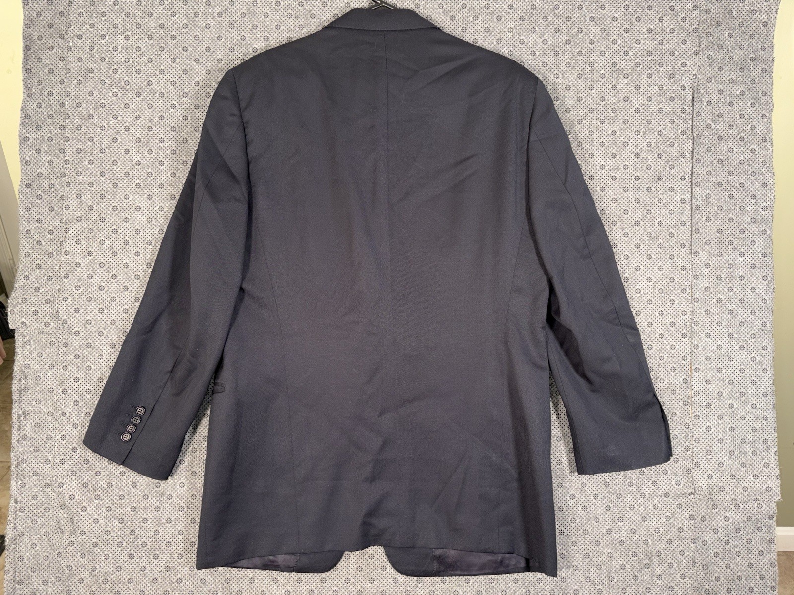 CANALI Blazer Sport Coat Jacket Men’s Sz US48 EU58 Navy Blue Wool Made In Italy