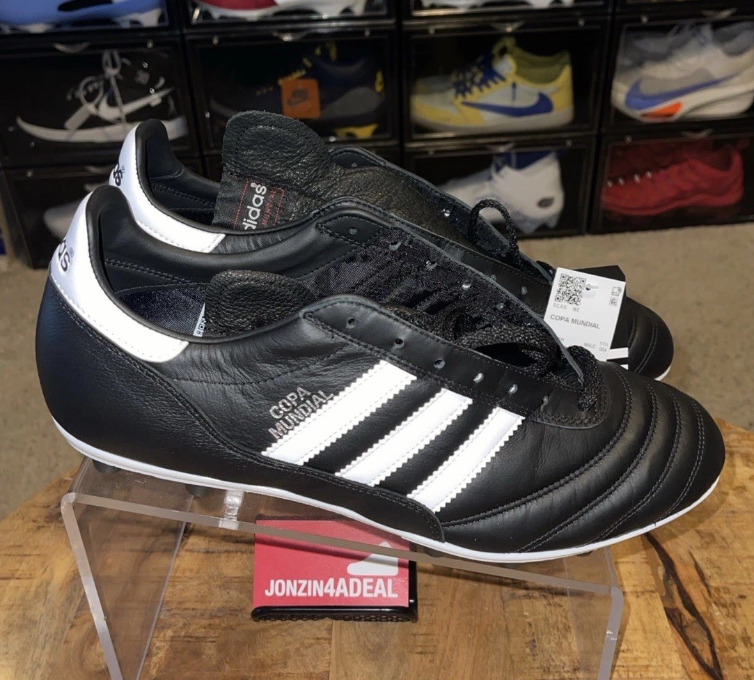 Size 10 Adidas Copa Mundial Black Men’s Soccer Cleats 015110 “Made In Germany”