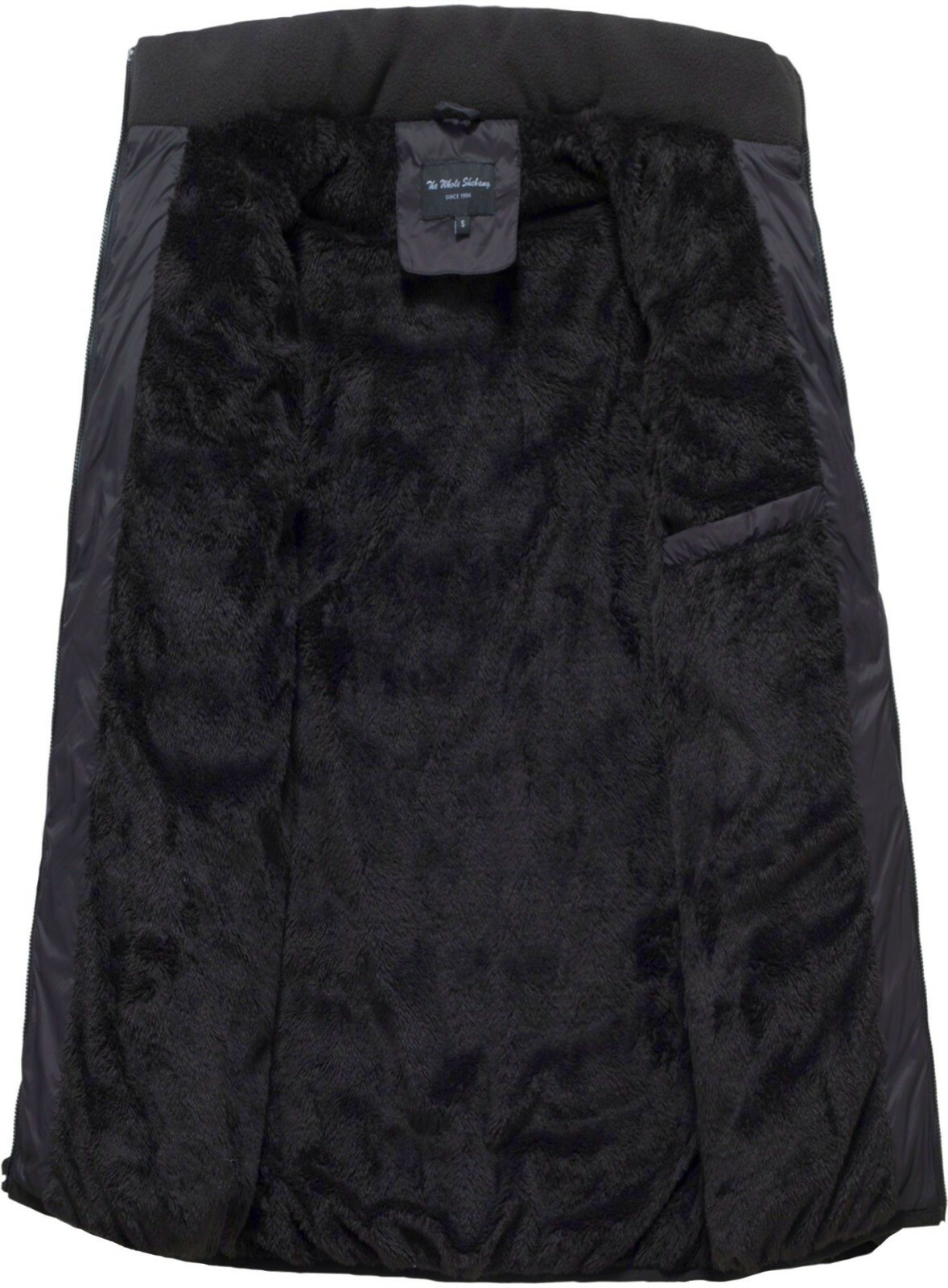 NEW Quilt Warm Winter Puffer Bomber Jacket With Faux Fur Lining Black/Blue/Green