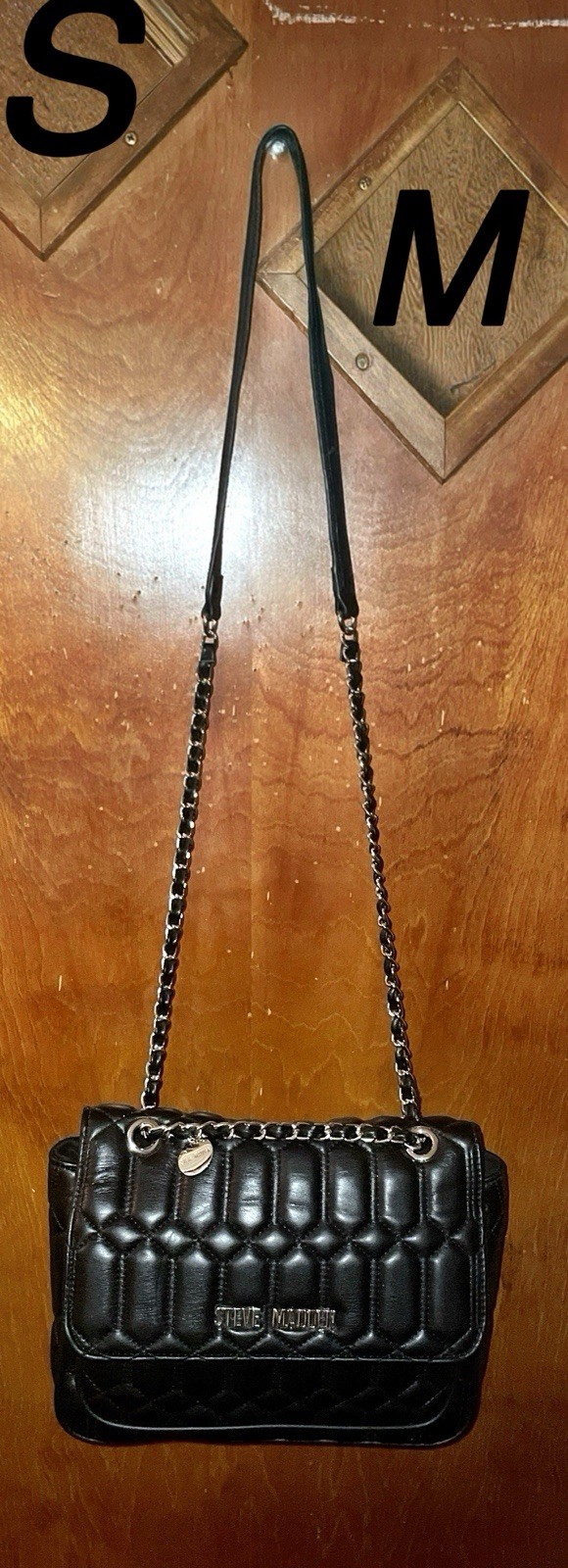 Steve Madden Bniles Crossbody Handbag Black NWT (classic/retired)