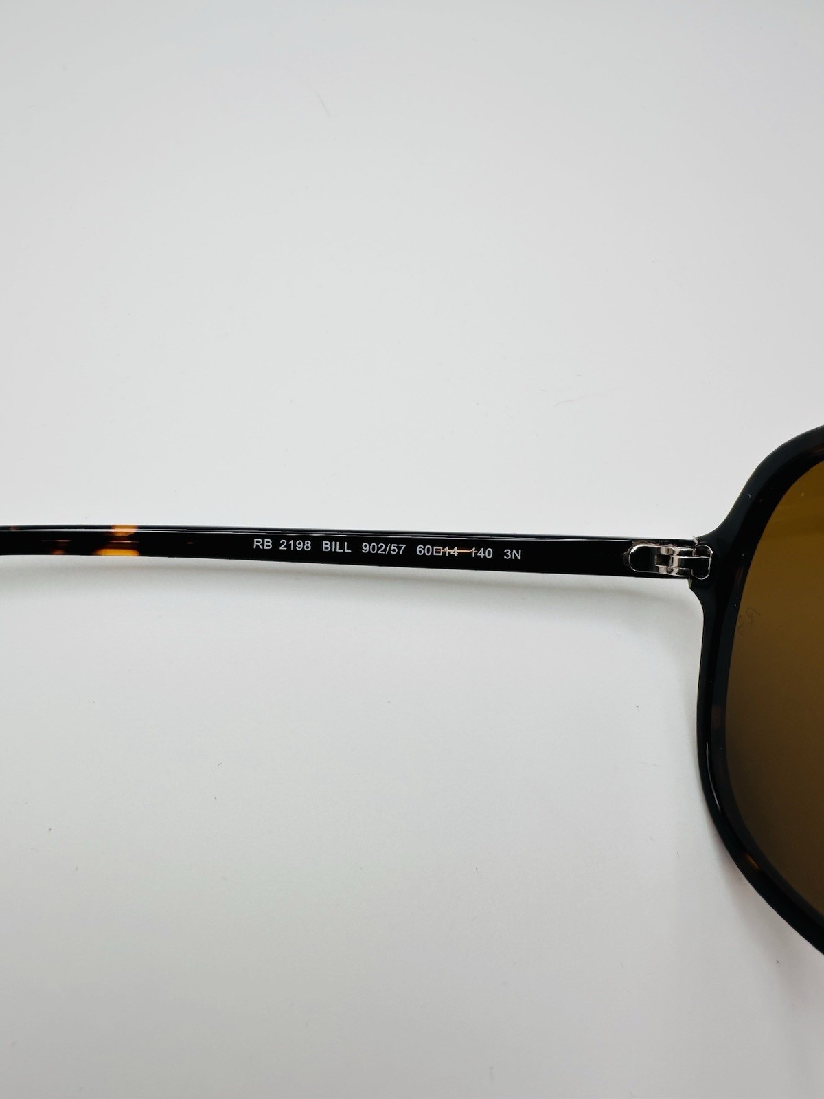 Ray Ban Bill RB2198 60mm Unisex Pilot Sunglasses – Havana Frame / Brown Lens