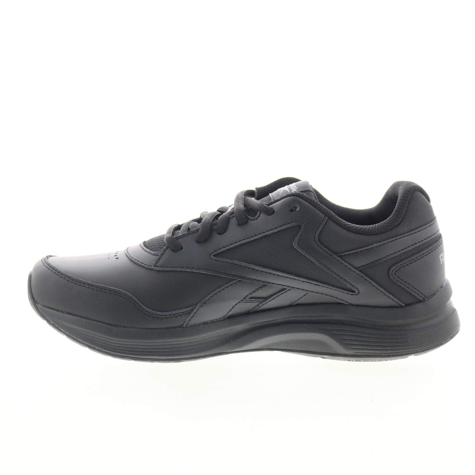 Reebok Walk Ultra 7 DMX MAX Wide 2E Mens Black Wide Sneakers Shoes