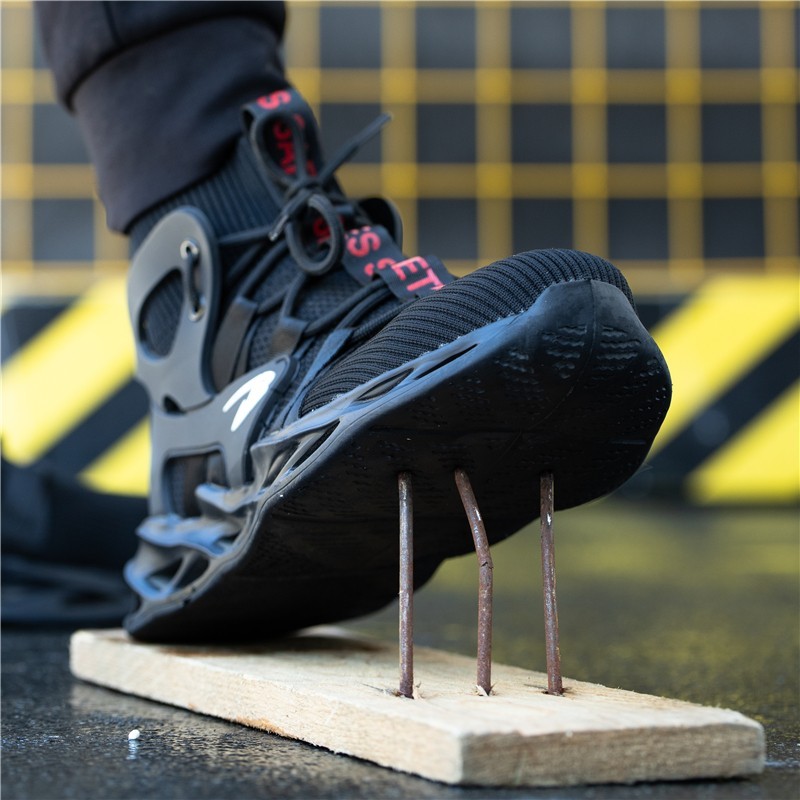 Indestructible Mens Work Boots Steel Toe Safety Shoes Sneakers Lightweight Shoes