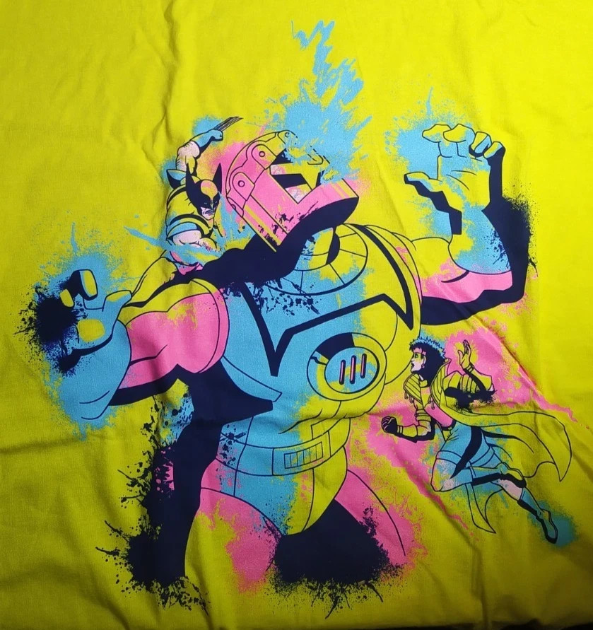 Loot Crate Wear June 2019 X-Men Animated Series Neon ’90s T-Shirt CHOOSE SIZE