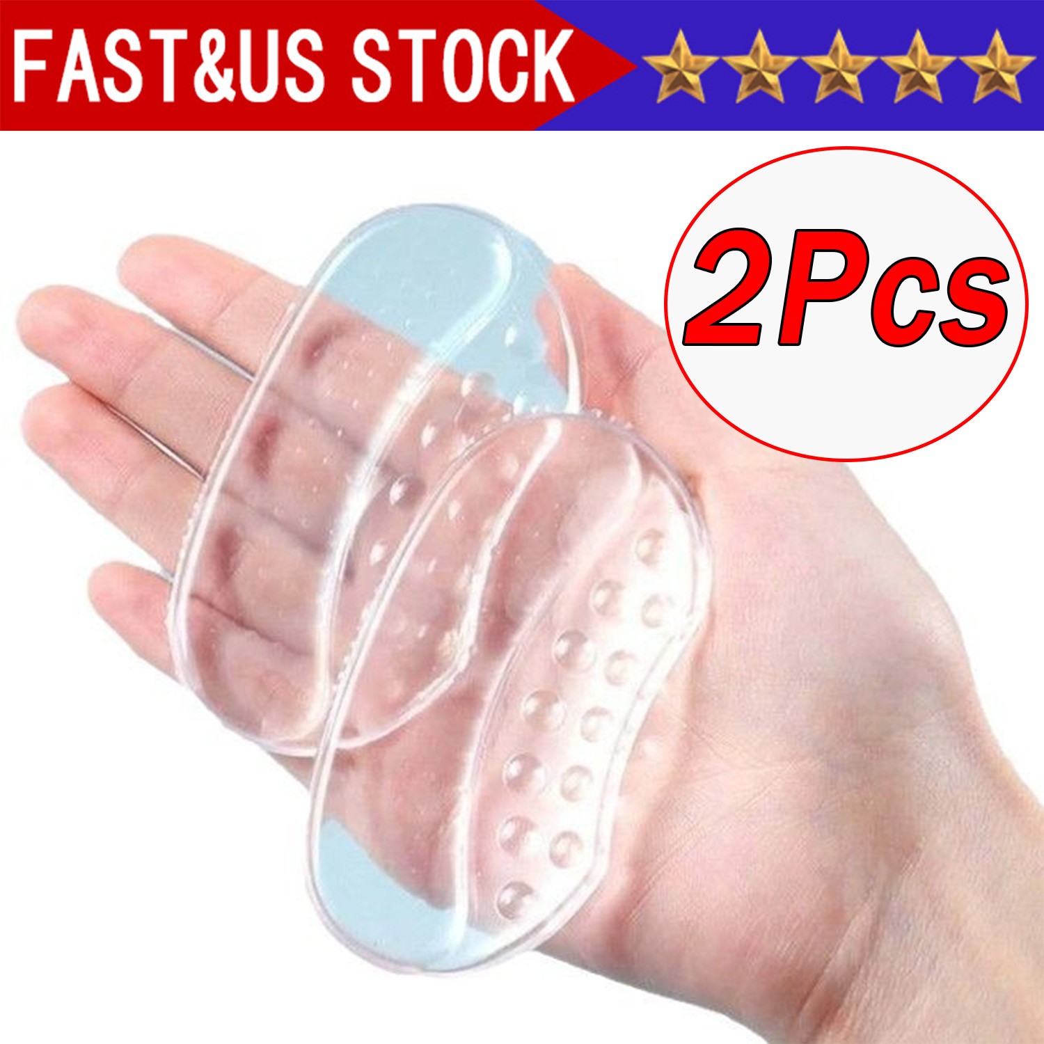 2PCS Anti-Wear Heel Grips for Women’s Shoes Cushion Pads Prevent Blisters Slip