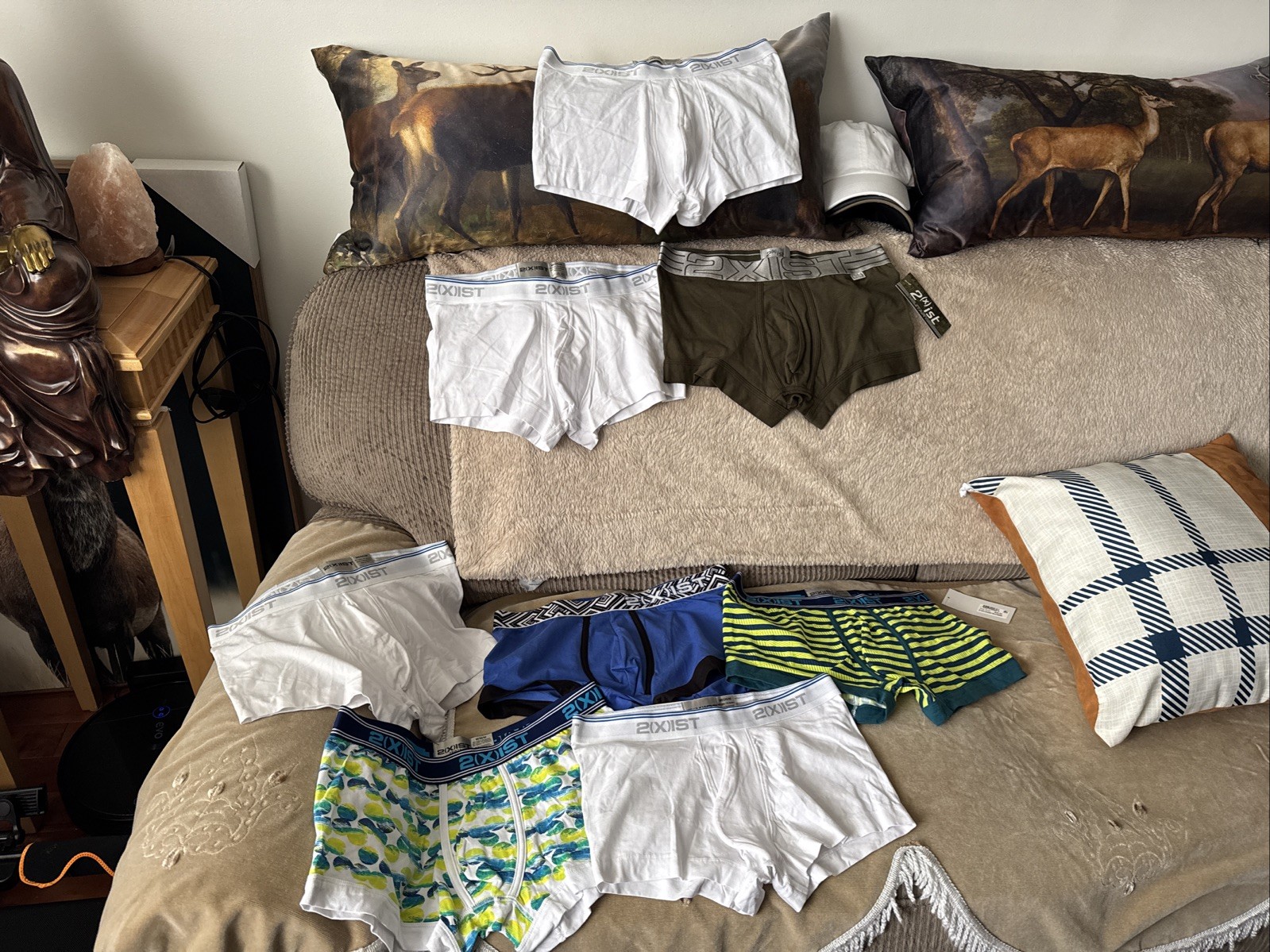 2(X)IST Men’s Boxer Brief Underwear Medium Size , New. READ…….