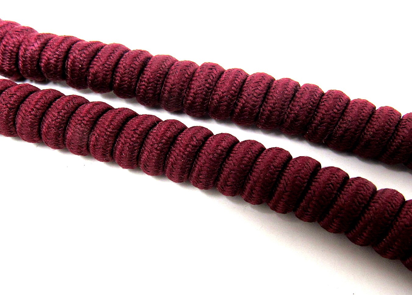 2 Maroon No Tie Spiral Laces Shoes Curly 6 to 28 inches No Headache Sun Visor