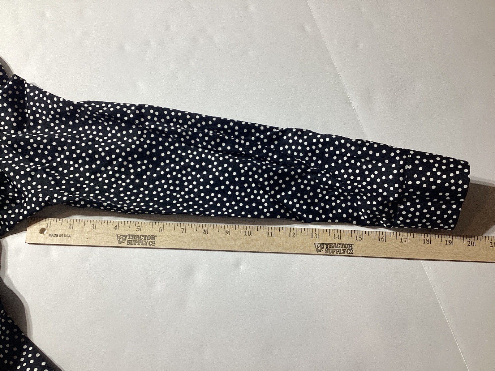 Women’s CHAPS NO IRON BLACK WHITE POLKA DOT BUTTON-UP TOP SHIRT SZ SMALL NEW