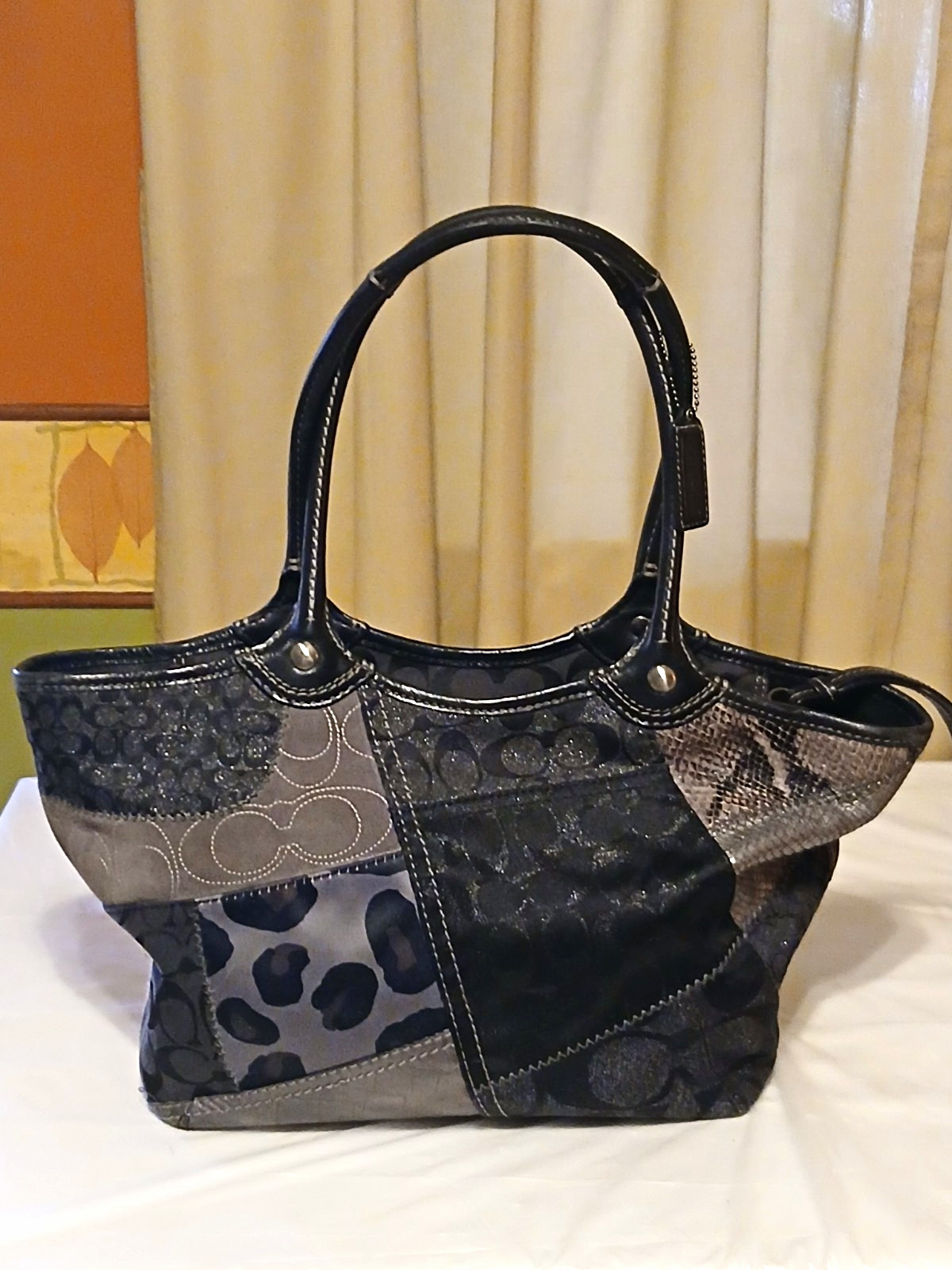 Coach Bleecker Patchwork Satchel