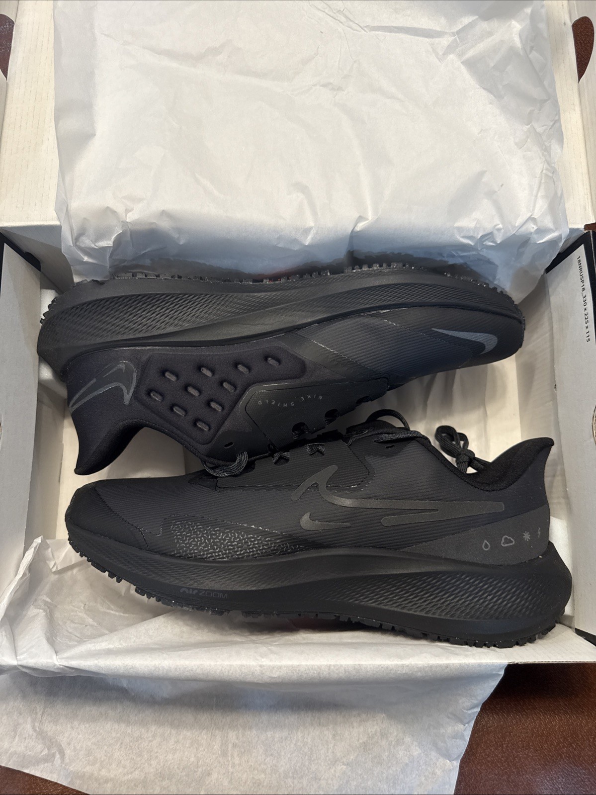 Nike Air Zoom Pegasus 39 Shield “Black/Black Noir” – (Men’s US 8.5) – DO7625-001