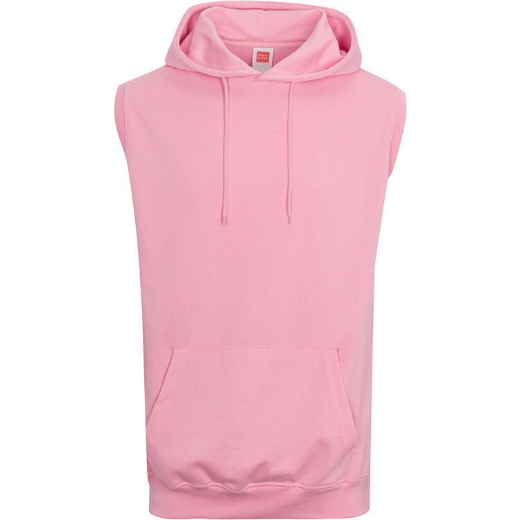 French Terry Sleeveless Pullover Hoodie
