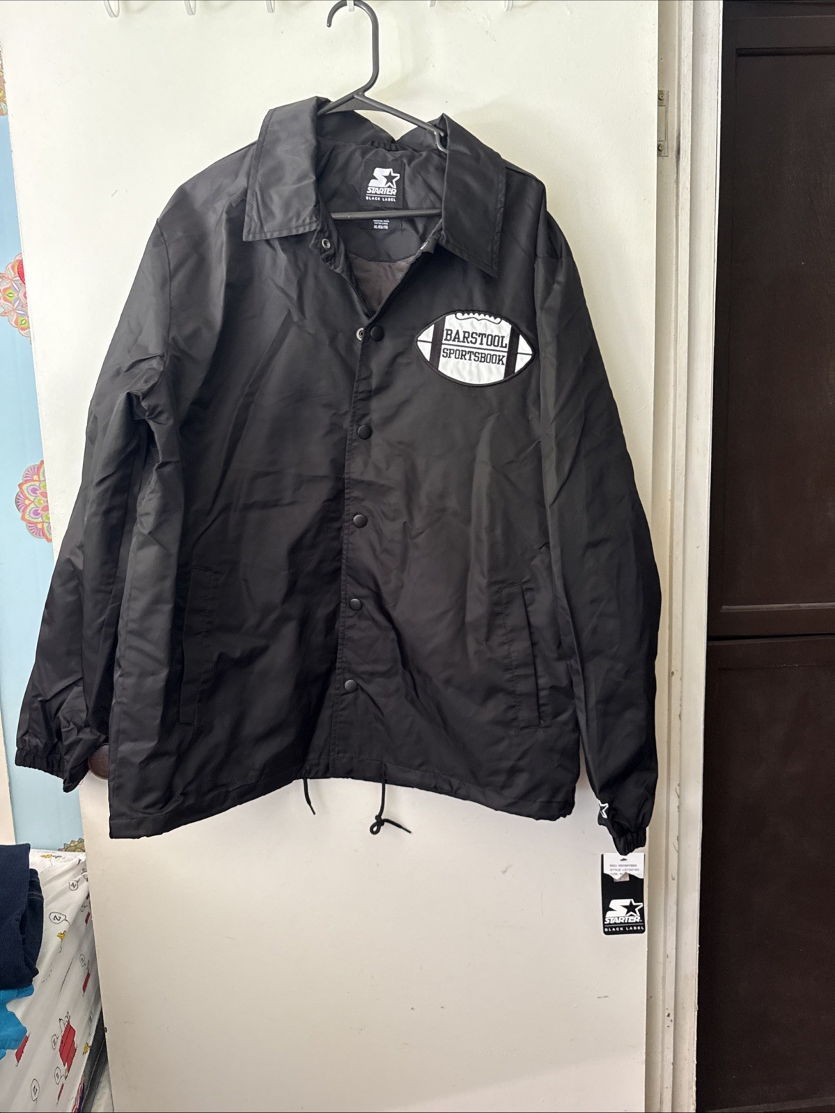 Barstool Sportsbook Oversized Jacket Big Gobble Gambling Theme, XL