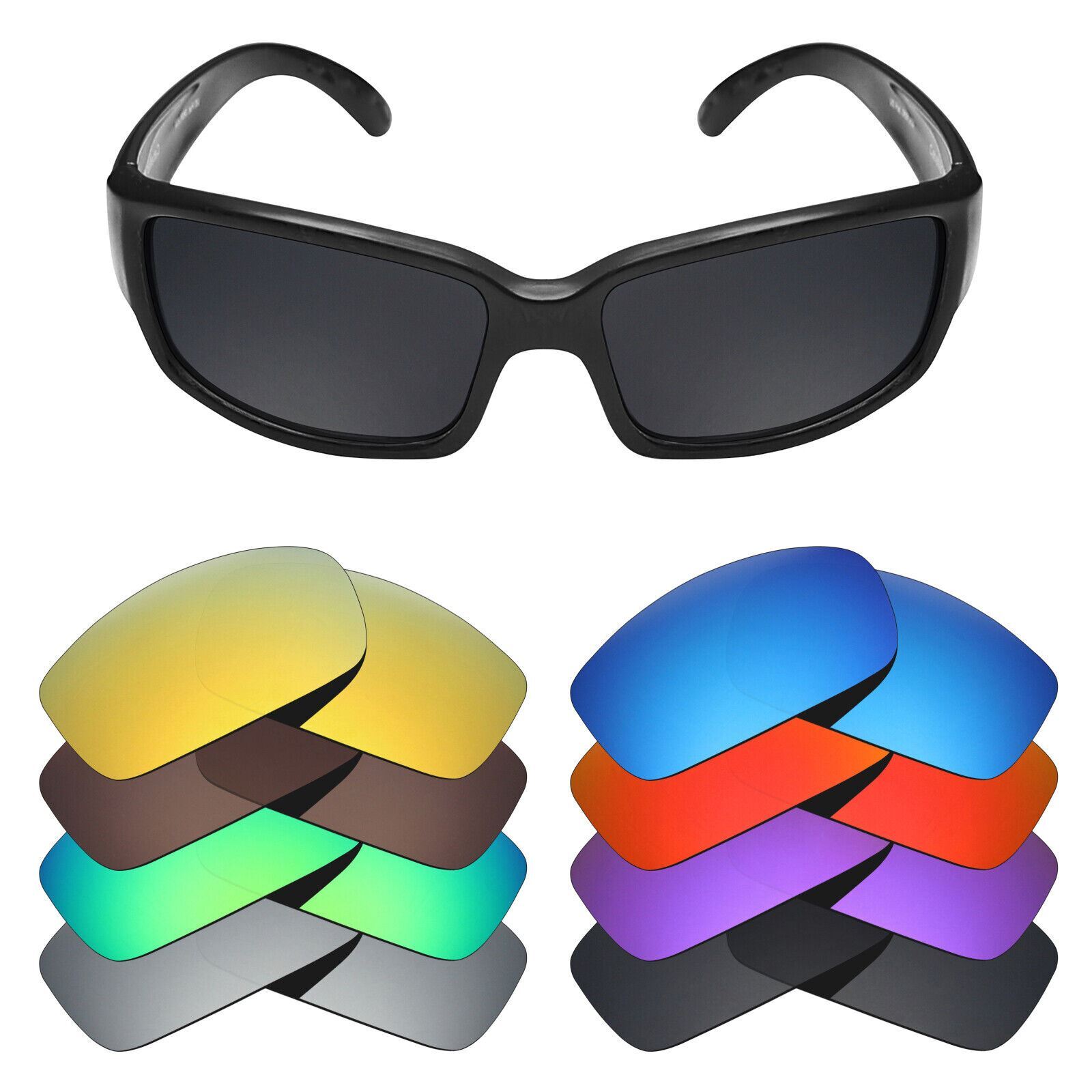 Anti-Scratch Polarized Replacement Lenses for Crosshair 2.0 OO4044 Glasses Opt.