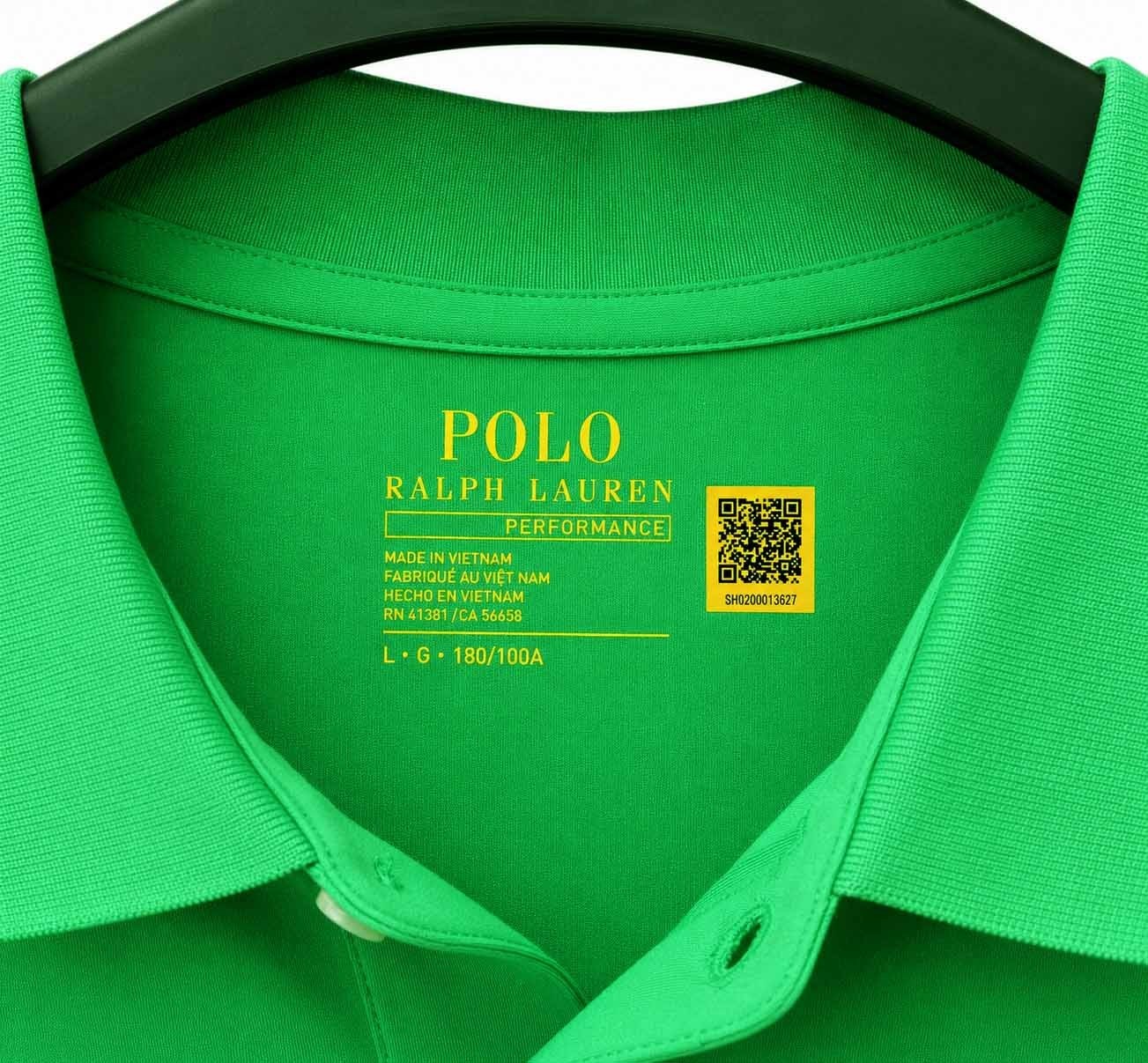 New! Men’s Ralph Lauren Polo Performance Stretch Golf Shirt Green Size-Large