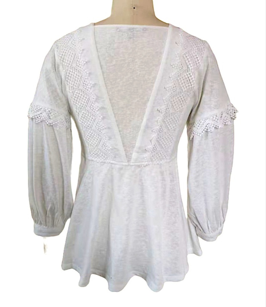 Sundance New without tag Cotton/Linen Top