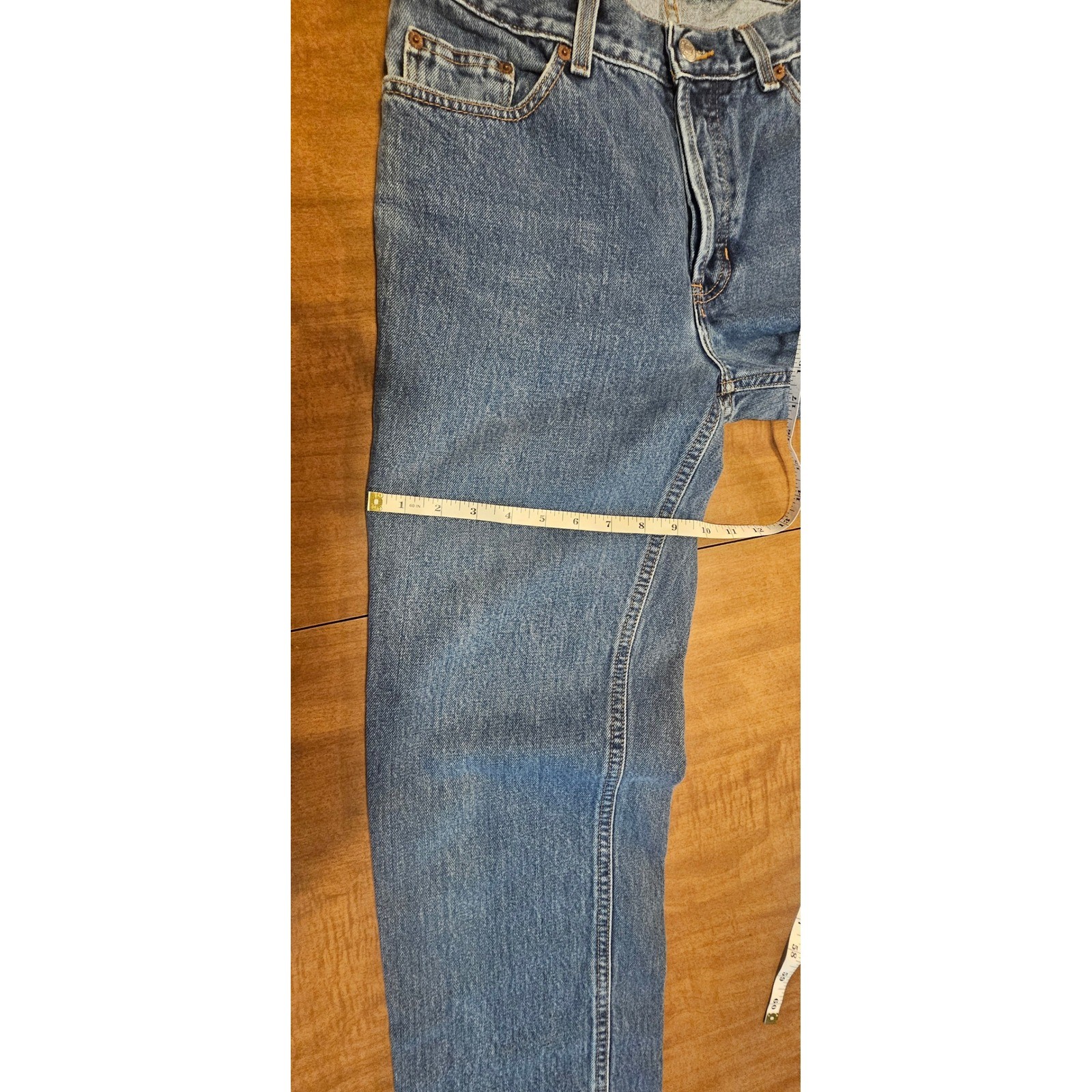 Men’s Gap Low Rise Jean Blue buttonfly Medium Wash Y2K straight leg 30×30 MJ1