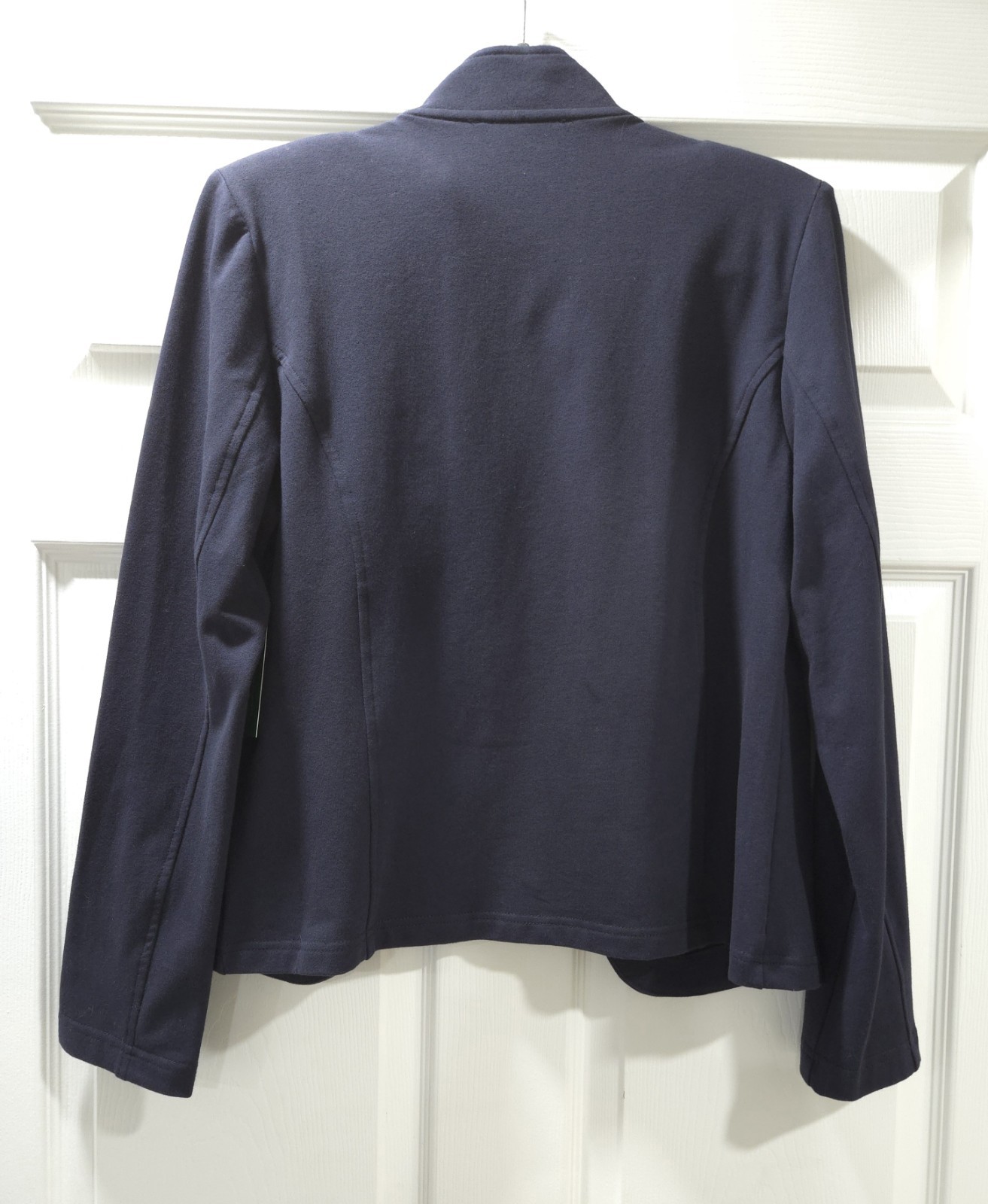 NWT Tommy Hilfiger Womens Blazer Military Band Jacket Navy Blazer Gold Buttons L