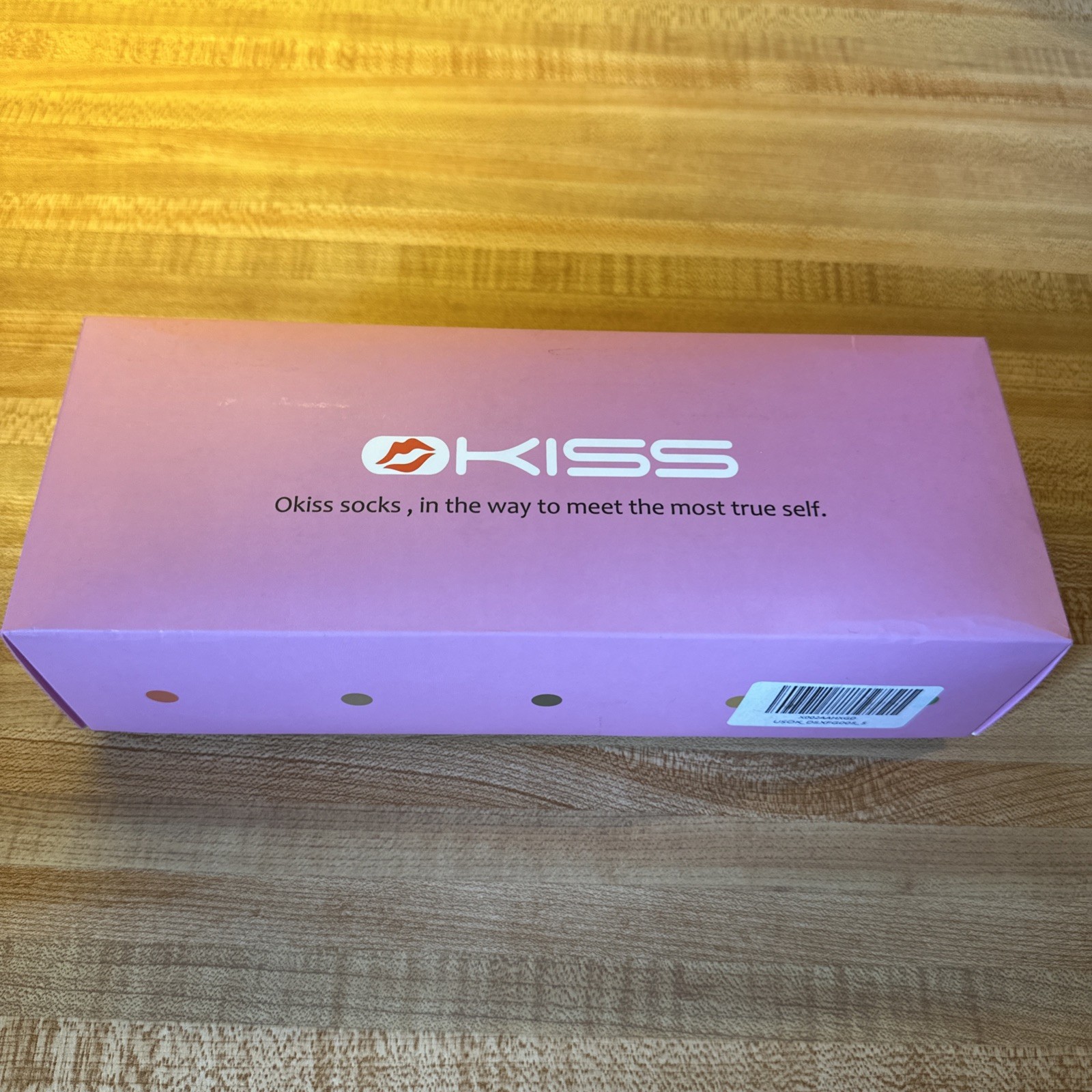 OKISS socks 4 piece multi color thick crew socks women New in box