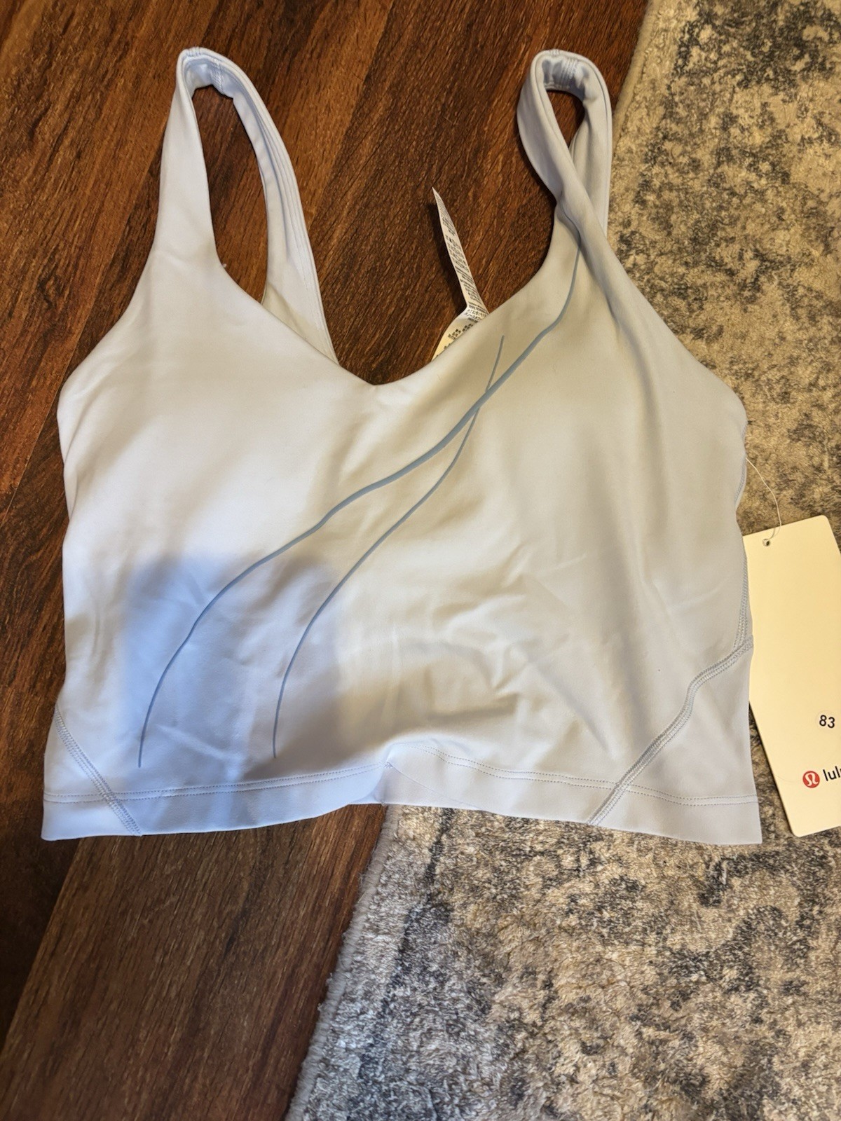 Lululemon Size 4 Lot Of 3 Items; HR Shorts, Flow Y Bra And Align Tank NWT