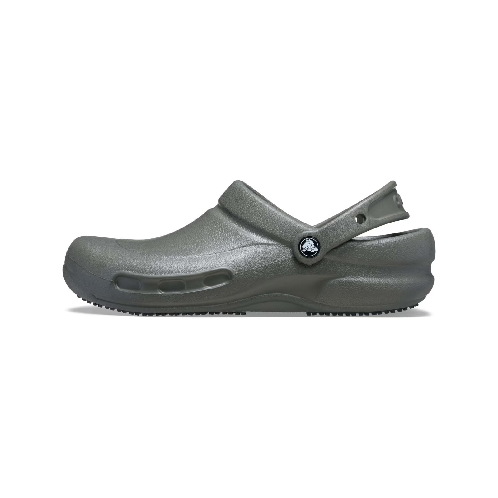 Crocs at Work Unisex Bistro Slip Resistant Clog Comfort Dusty Olive Width Medium