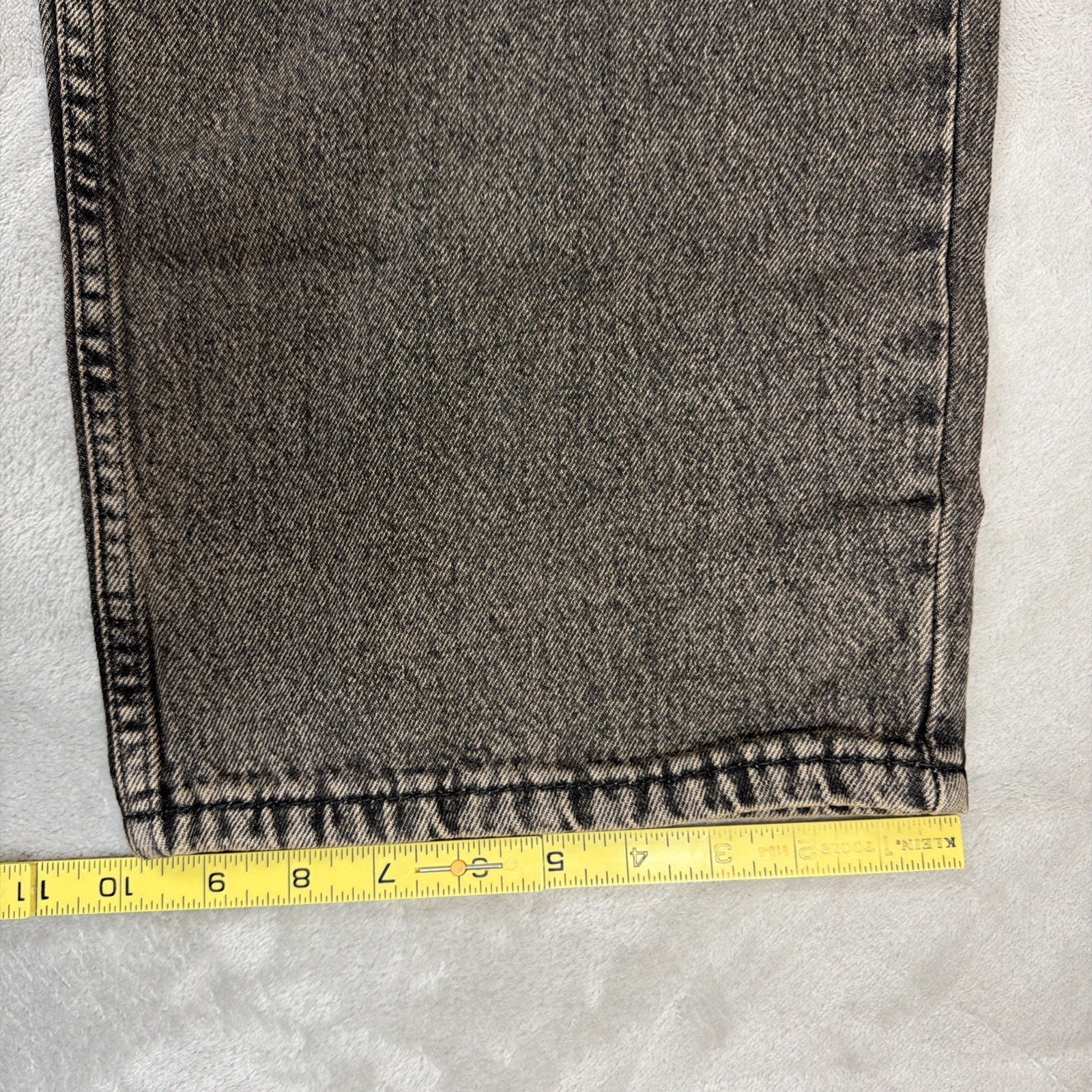Levi’s 578 Baggy Denim Jeans Men’s Size 36×34 Gray Cotton Y2K