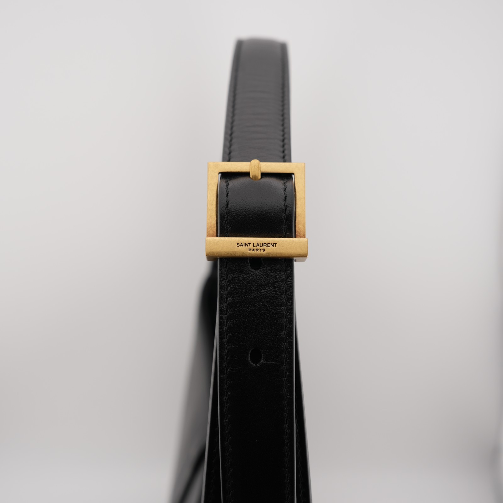 Saint Laurent YSL Le 5 à 7 Black Leather Shoulder Bag
