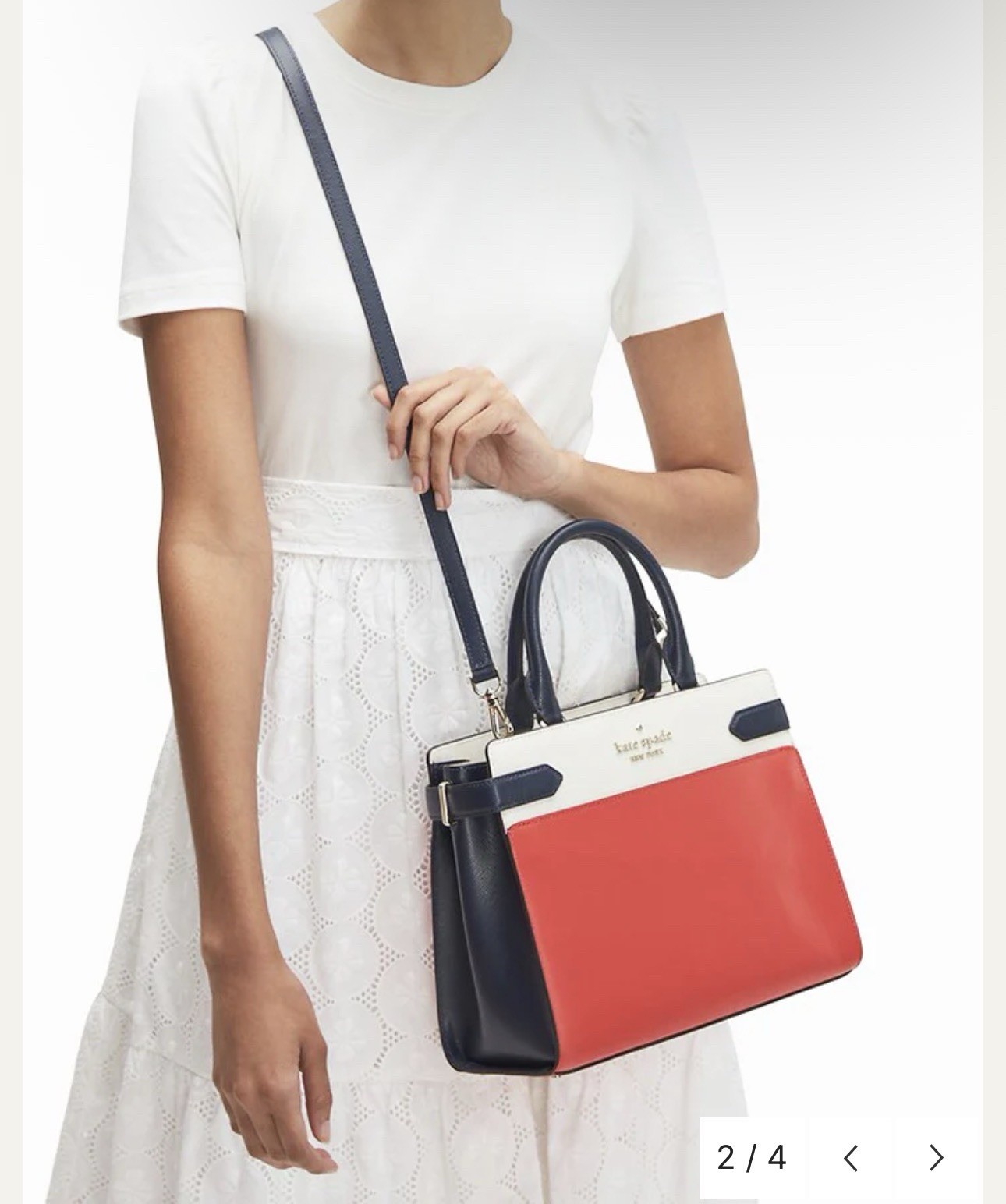 Kate Spade New York | Staci Color block| Medium| Crossbody Satchel