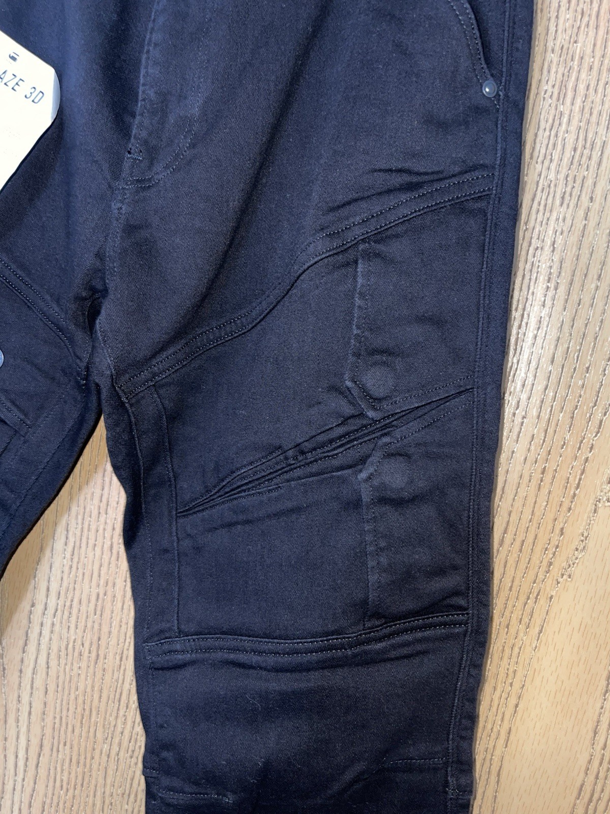 G STAR RAW AIRBLAZE 3D Skinny Mens 31 x 30 Black Stretch Denim Pants
