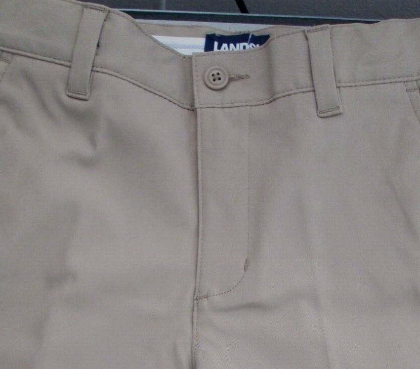 Lands End Mens PANTS Active chino khaki gray blue 30 31 32 33 34 35 36 38 NEW