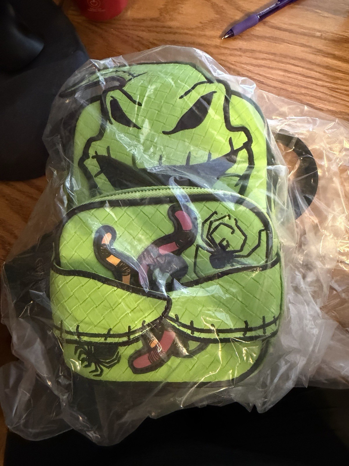 Loungefly Nightmare Before Christmas Oogie Boogie Crossbody Glow Bag Set