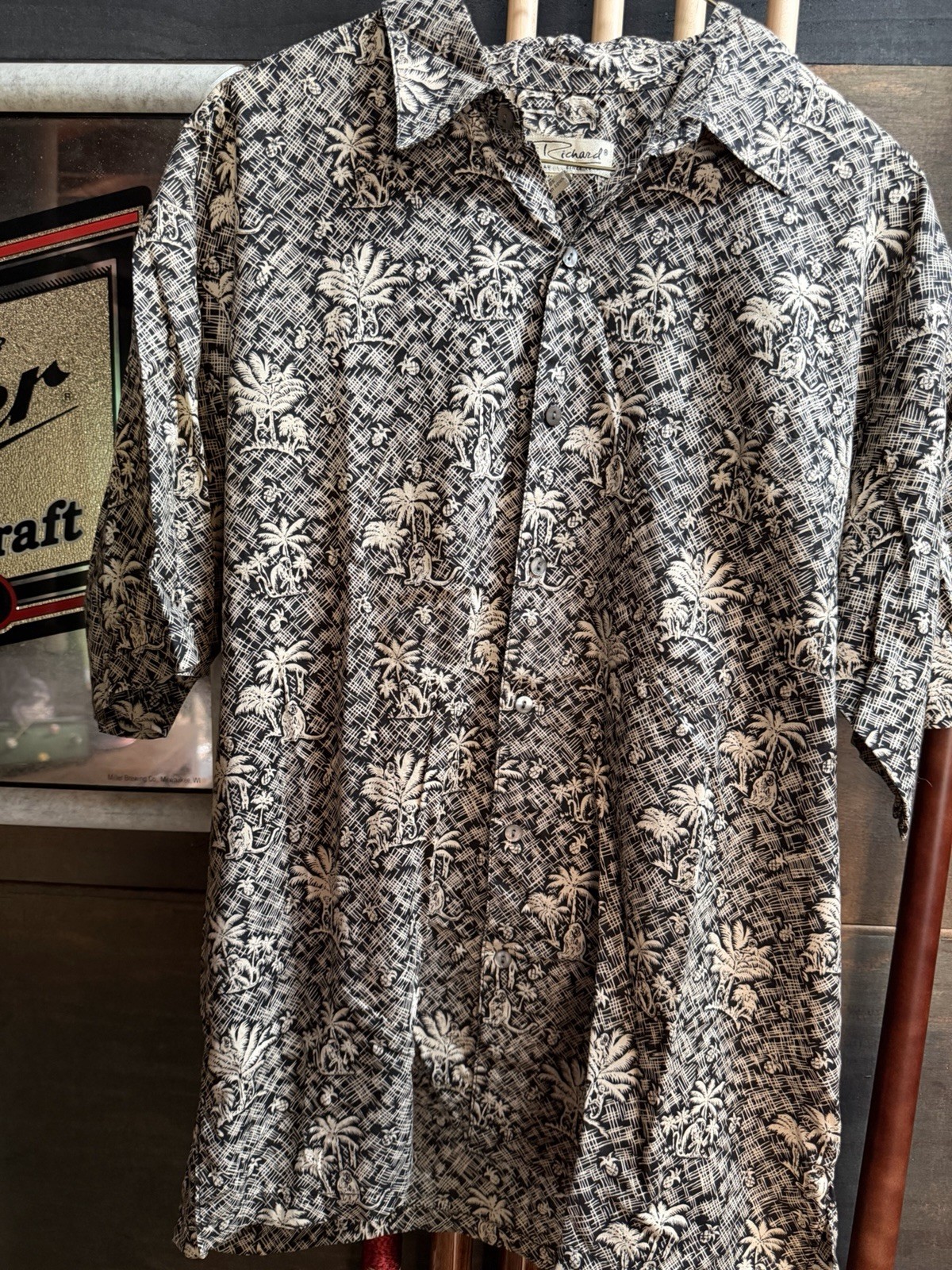 Lot Of 15 – Men’s Vintage Hawaiian Short Sleeve Button Downs M Medium Miami Vice