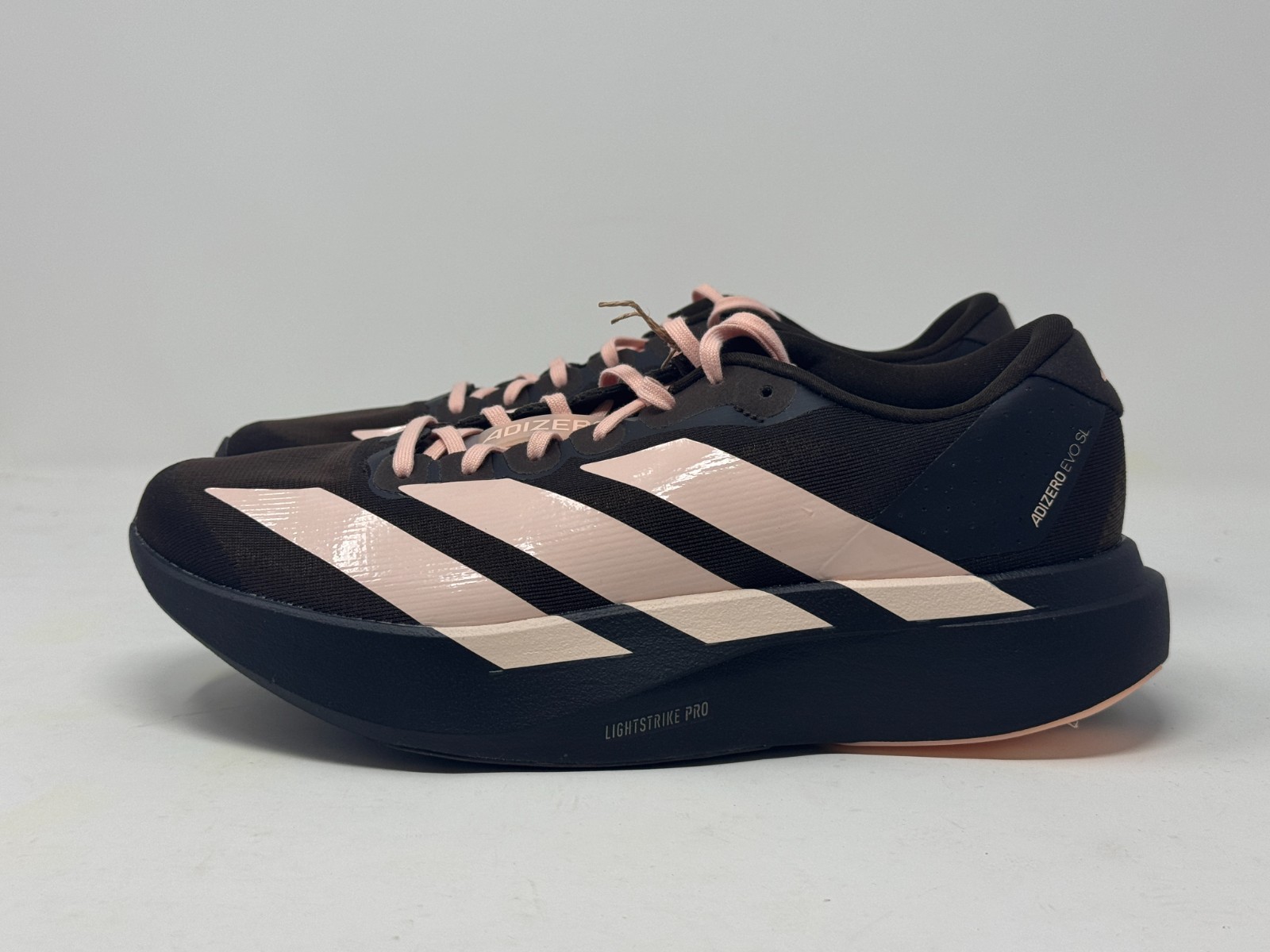 adidas Adizero Evo SL Aurora Coffee Metallic Blush Pink Women’s Sneakers KK1952