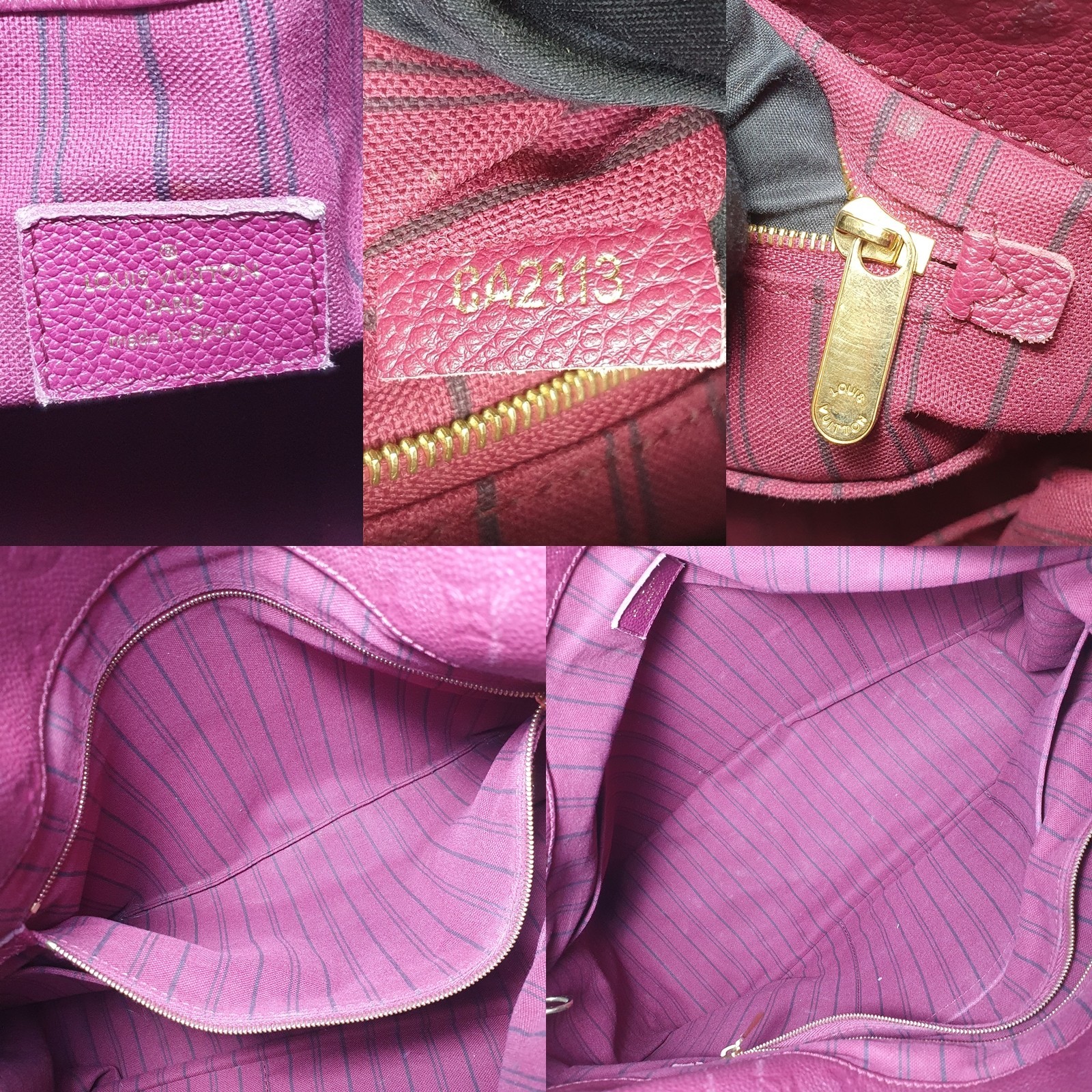 TARIFF FREE Authentic Louis Vuitton Artsy MM Empreinte M94047 Guaranteed CLA772