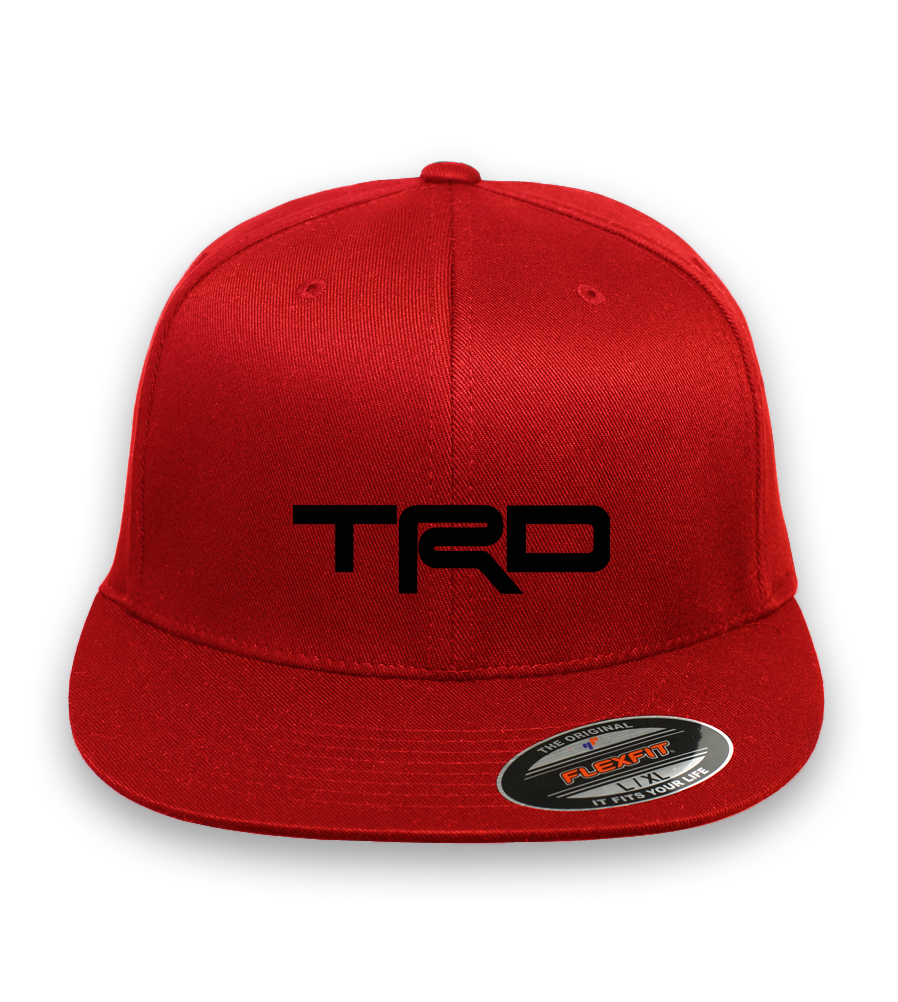 TRD TOYOTA RACING CURVED or FLAT BILL FLEXFIT HAT ***FREE SHIPPING in BOX***