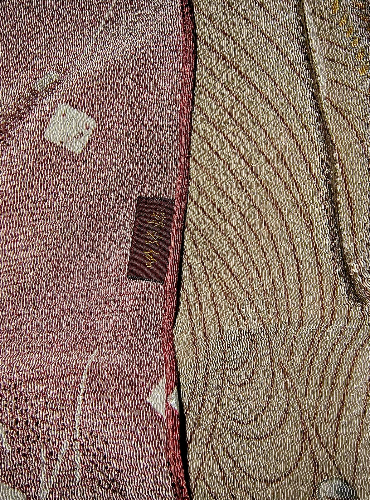 Stunning Scarf w/Flowers- Butterfly Motif (Japan)