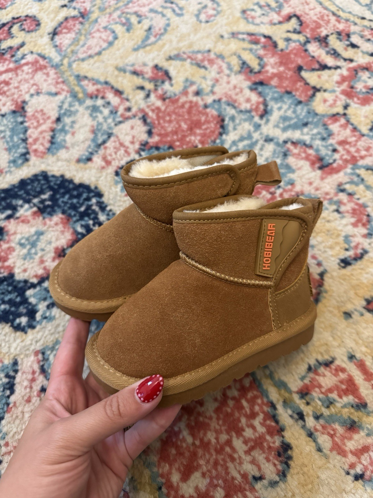 Hobibear Toddler Winter Snow Boots Ugg Look Alike Faux Fur Size 7